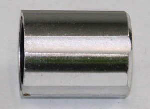 06.240.5000 Aluminiumsknap for 6mm aksel, Ø17x21mm, ALU, MED indikatorstreg