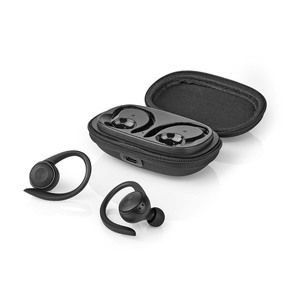 N-HPBT8053BK Hovedtelefoner, Bluetooth, Mikrofon, Ear hooks, Sort