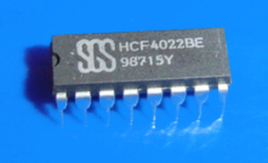 CD4022 CMOS Octal Counter with 8 Decoded Outputs DIP-16