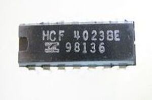 CD4023 Buffered Triple 3-Input NAND Gate DIP-14