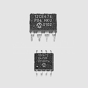 PIC12C671-04/P 1Kx14 OTP 6I/O 4MHz DIP8