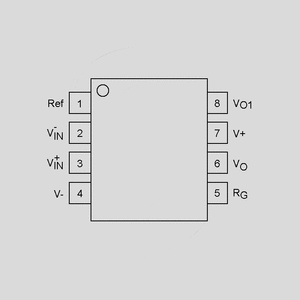 INA105KU Diff-Amp 1MHz &gt;72dB SO8 INA145UA