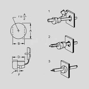 SRF42 Cable Gland Flat 3,0x7,1mm SR_