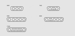 SL25LK-9W4 D-Sub-Plug 9W4 Type of Contact