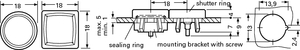 1241.1104.7091 Momentary Switch Round Gul