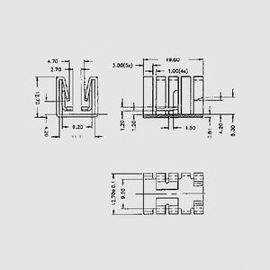 FK11 Heatsink Anodized TO220 12,7x19x12,7mm FK11