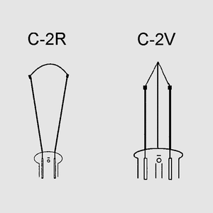 L6V50B E10-Lampe 6V 50mA 0,3W Ø=10x28mm.