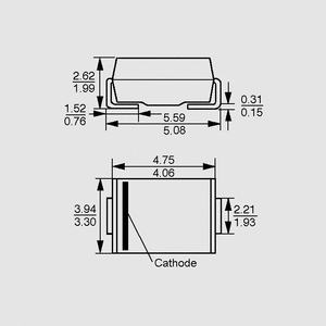 MBRS120T3G SMD Schottky 20V 1A SMB DO214AA/SMB