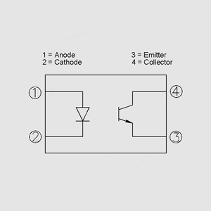 EL817S Optoc. 5kV 35V 50mA &gt;50% SMD4 EL357_, EL816_, EL817_