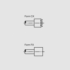 PFK1060FX Test Probe FX 3,0N Au 2,3mm CuBe Probes