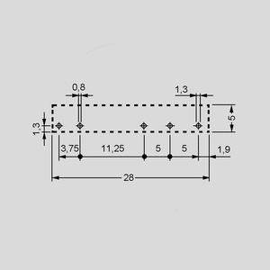 F3451-24G Relay SPDT 24V 6A 3350R Gold 34.51.7.024.5010 Pin Board