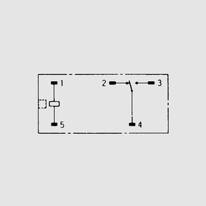 G2R-1-12DC Relay SPDT 10A 12V 275R Circuit Diagram