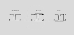 LCP4U470 SMD Toroidal Inductor 470uH 0,5A Circuit Diagrams