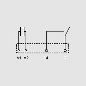 PCN105D3MHZ Relay SPST 5V 3A 208R Circuit Diagram