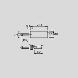 W11637 DC-Power Socket 2,5/5,5mm. DCPP3