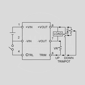 SDM30-12S3 DC/DC-Conv 9-18V:+3,3V/5A 16,5W On/Off Control