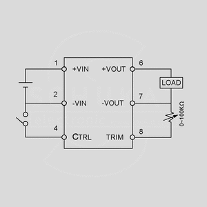 NSD15-48S5 DC/DC-Conv 18-72V: +5V 3000mA On/Off Control