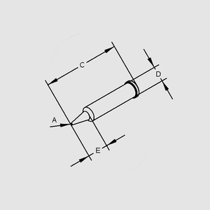 ERSA-102PDLF07 Soldering Tip Pencil Point 0,7mm_ ERSA-102PDLF_