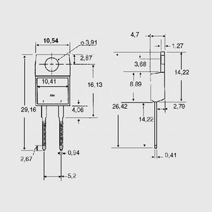 DSSK10-018A Schottky 180V 10A(2x5) TO220AB TO220AC