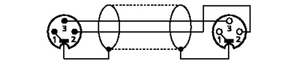 MEC-1500/SW Mikrofonkabel 15m Tegning