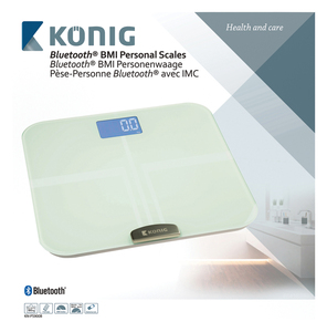 N-KN-PS900B Bluetooth personvægt med BMI