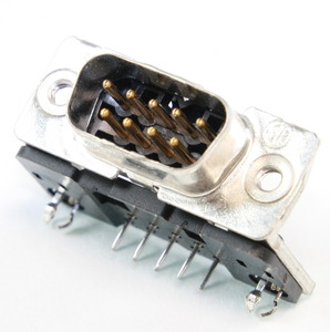 1-0338168-2 D-Sub Plug 9-Pole Solder Pin 90¤ AMP