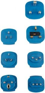 1508160 Travel plugs with 7 plug Adapter 10A fuse