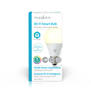 N-WIFILC11WTE27 Smart LED-pære med Wi-Fi | Fuldfarve og varm hvid | E27