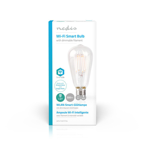 N-WIFILF10WTST64 Wi-Fi Smart LED-pære | E27 | ST64 | 5 W | 500 lm
