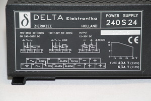 240S24 AC-DC Enclosed power supply; Output 12-30VDC 4A