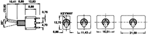 MS-341 Toggle Switch 4-pol ON-ON