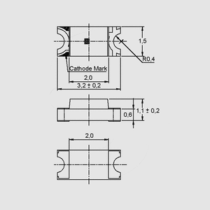 EL15-21UYC/S53 SMD-LED Yellow 39mcd 140&deg; 1206 EL15-21_