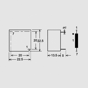 SDF63A6,3 Choke 63uH 6,3A Fig. 2