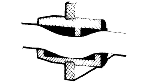 SRF23 Cable Gland Flat 2,3x4,5mm