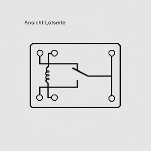 TS05-120 Relay SPDT 1A  5V 120R Circuit Diagram