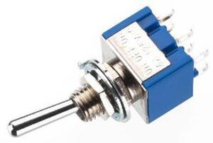 BN202075 Toggle Switch 2-pol ON/OFF/ON Produktbillede