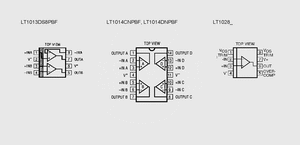 LT1013DS8PBF 2xOp-Amp Precis. 0,4V/us SO8 Circuit Diagrams