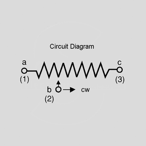 TSM4YJM001 SMD Multiturn Cermet Trimmer 1M Circuit Diagram
