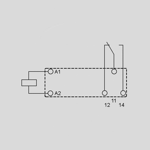 RYII024 Relay SPDT 8A 24V 2350R Circuit Diagram