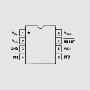 ADM1232ANZ Watchdog 4,5/4,75V Adj Reset DIP8 ADM690_, ADM692ANZ, ADM694ANZ