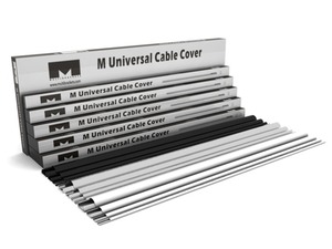 7350022733848 Multibrackets M Universal Cable Cover Super slim 75mm x 18mm x 1,1m Sølv Alu