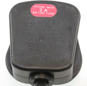 GB150-EU-3A Power Supply Cable GB 1,5m Black 3A