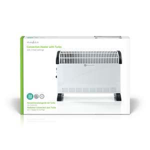 N-CCCH200EWH Konvektionsradiator | 750/1250/2000 W | Turbo | Hvid