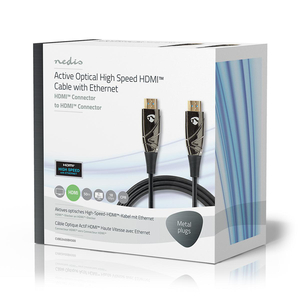 N-CVBG3400BK500 Optiske Hybrid HDMI™-kabel med Ethernet 4K@60Hz| AOC | HDMI™-stik - HDMI™-stik | 50,0 m | Sort