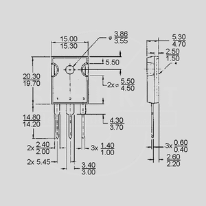 TIP137 PNP-Darl 100V 8A 70W TO220 TO247