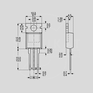 TIC116M Thyristor 8A 600V TO220AB TO220AB