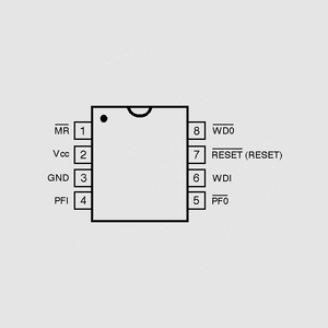 MAX692CPA+ Watchdog 4,40V/50ms DIP8 MAX705_, MAX706_, MAX813L_