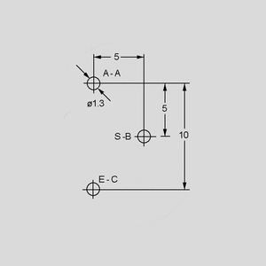 CA14NHE100 Trimmer Side Adjust P10/5 100R Pin Board and Terminal