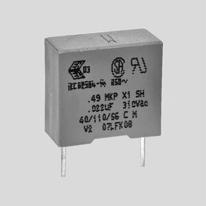 C49NF010-10 MKP Capacitor 10nF X1 310V P10 C49NF_