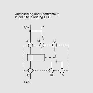 FZR8211 Timer On-Delay 5A 24-240V Circuit Diagram